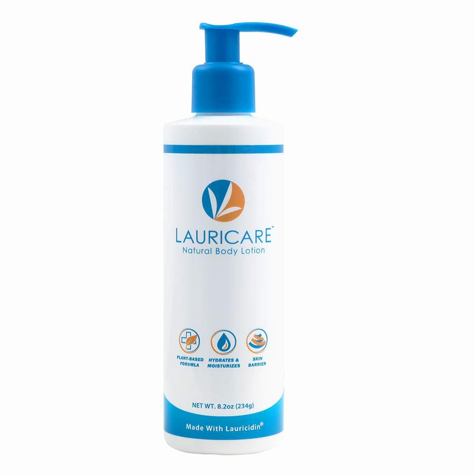 Lauricare front bottle showing clean packaging and brand clarity