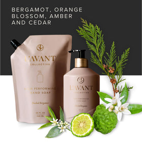 L'AVANT Collective ingredients label highlighting plant-based formulation