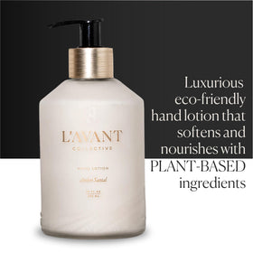 L'AVANT Collective pump close-up highlighting glass dispenser and effortless, mess-free use