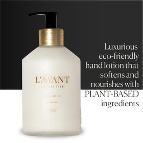 L'AVANT Collective glass pump detail highlighting durable dispenser and refillability