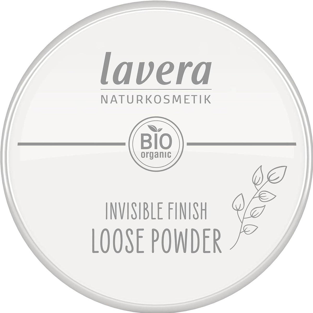 lavera front packaging showing compact tub and brand clarity benefit
