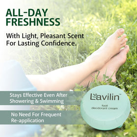 Lavilin cream texture closeup illustrating smooth, non-greasy feel