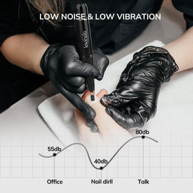Lavinda drill in use during a manicure for professional salon-quality results