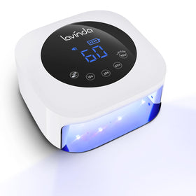 Lavinda front view showing lamp and controls, clear professional finish