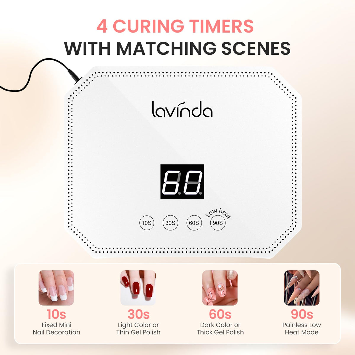 Lavinda smart sensor activating as hand enters for hands-free convenience