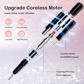 Lavinda close-up of ergonomic handpiece displaying textured grip for control
