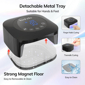 Lavinda infrared sensor area detecting a hand for automatic on/off convenience