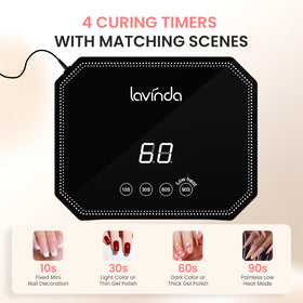 Lavinda metal mirror reflective interior that enhances even light distribution