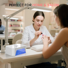 Lavinda lamp in salon setting demonstrating professional workflow benefit