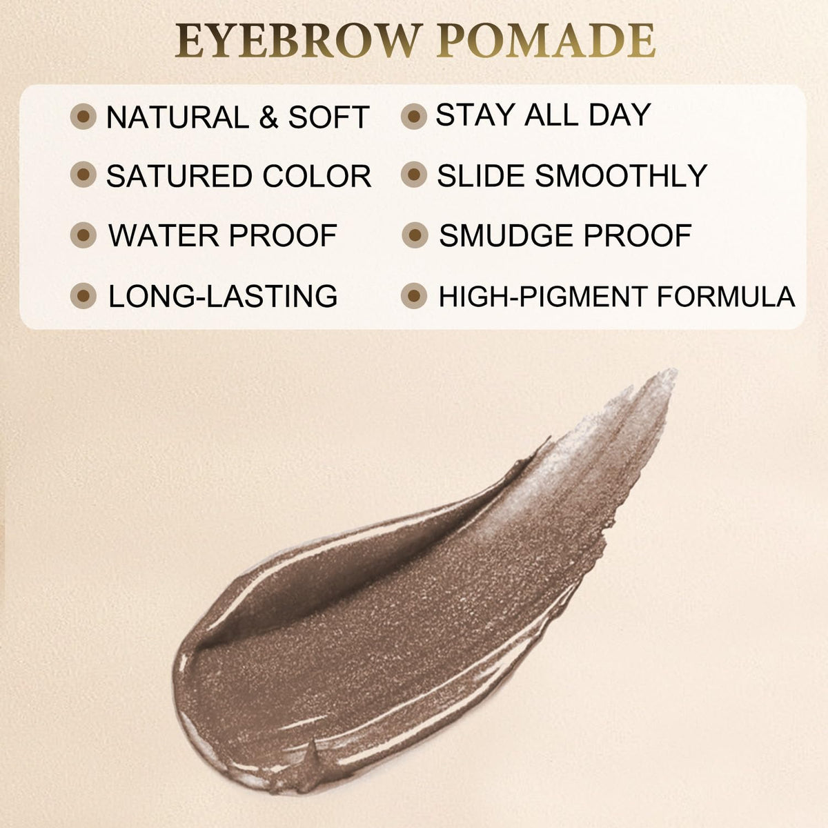 LAVONE dual-ended brush blending brow color for natural finish
