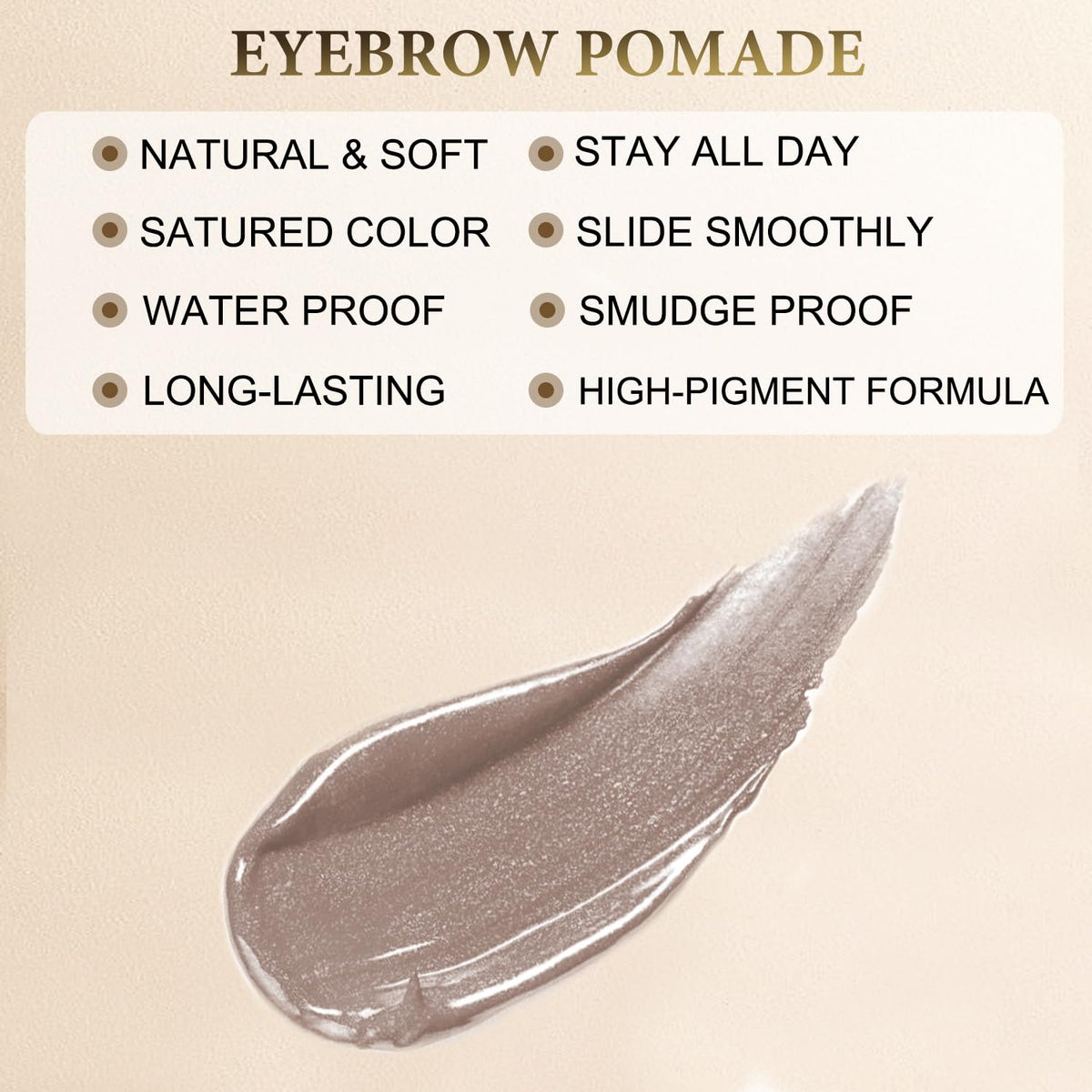 LAVONE dual-ended brush held demonstrating angled edge and spoolie blending