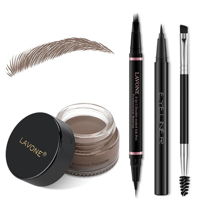 LAVONE front packaging showing full brow kit and quick benefits