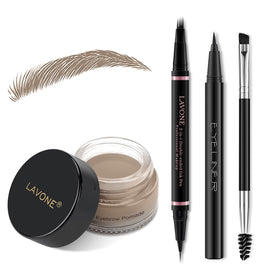 LAVONE kit front packaging showing complete brow and liner set for convenience