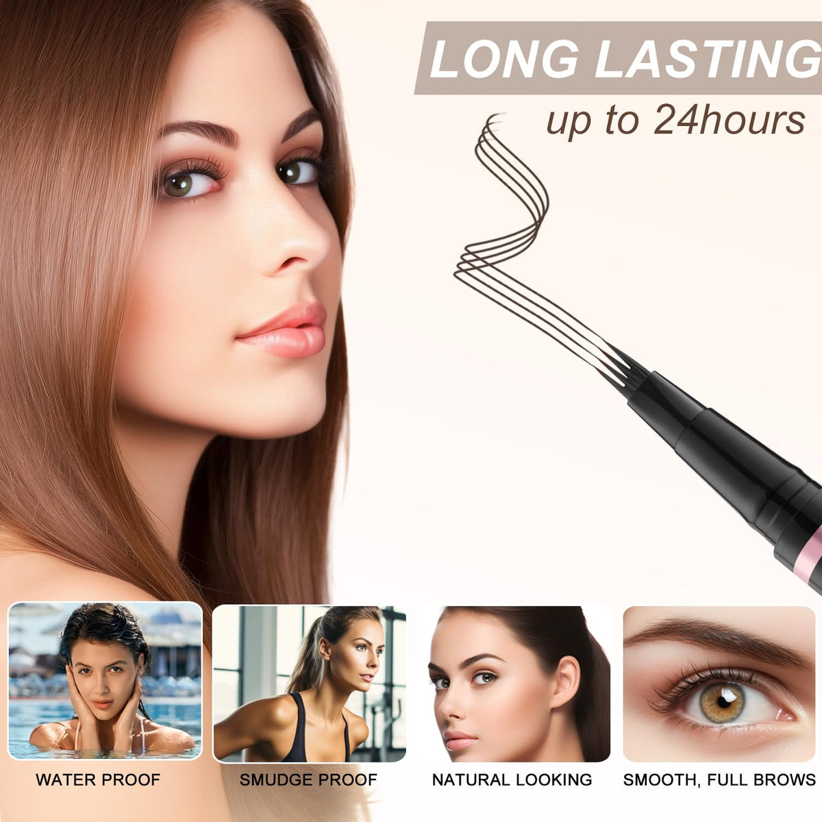 lavone liquid eyeliner flexible fine tip for crisp, defined lines