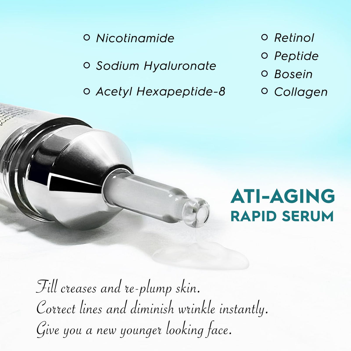 Lavtek serum texture close-up showing smooth consistency for quick absorption