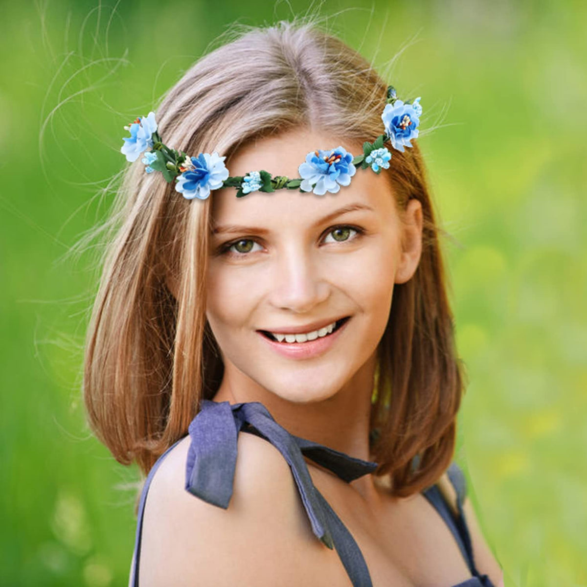 Lawie ribbon and tie detail with adjustable strap for a secure comfortable fit