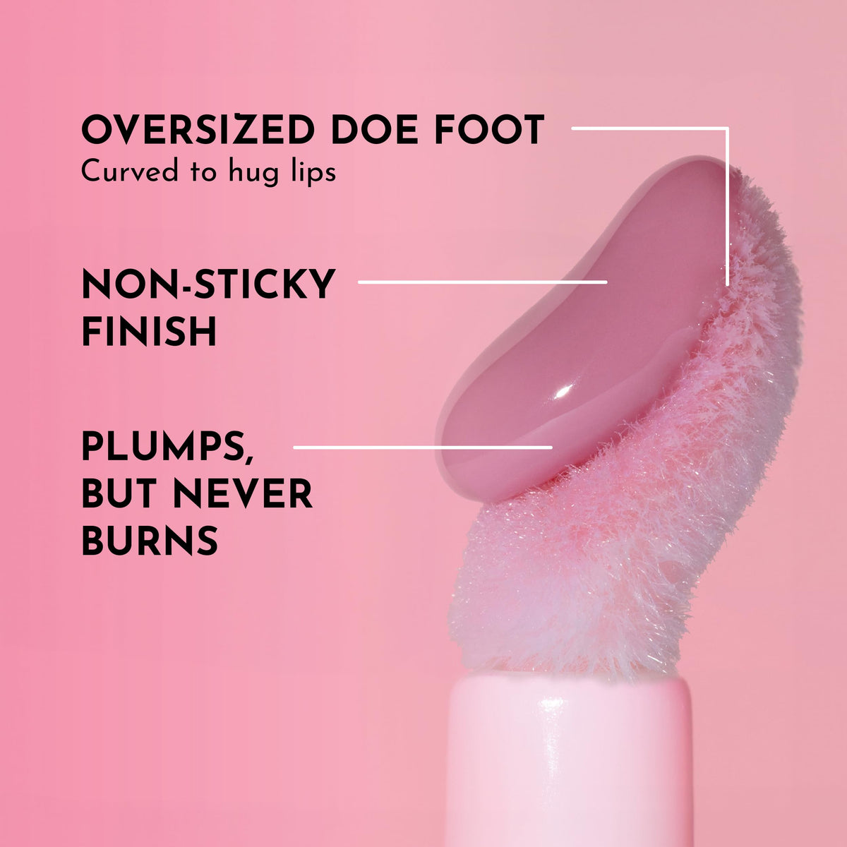 LAWLESS applicator close-up showing plush tip and smooth texture