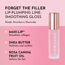 Lawless applicator tip with glossy texture visible, demonstrating smooth glide