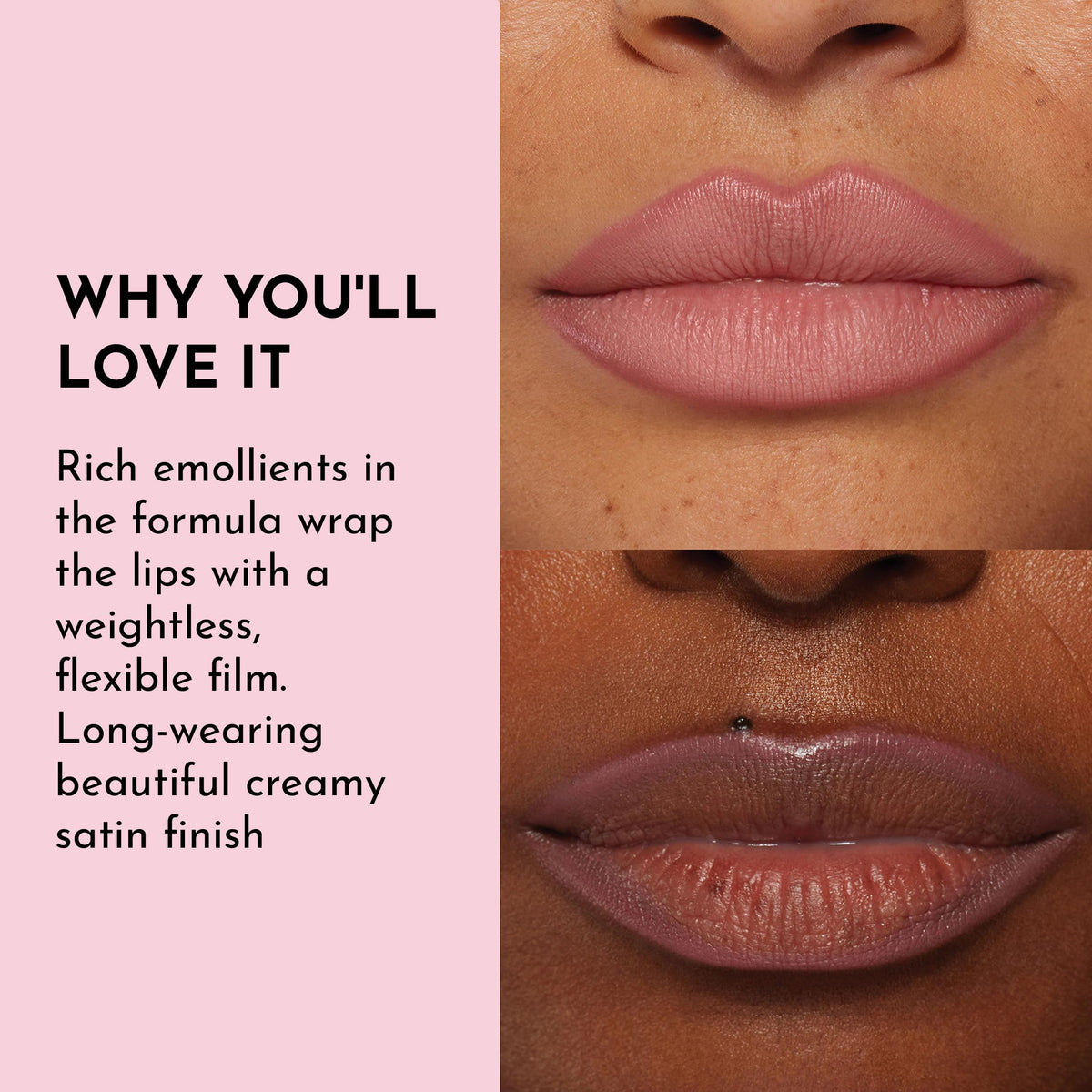 LAWLESS definer liner applied on lips creating defined natural-looking pout