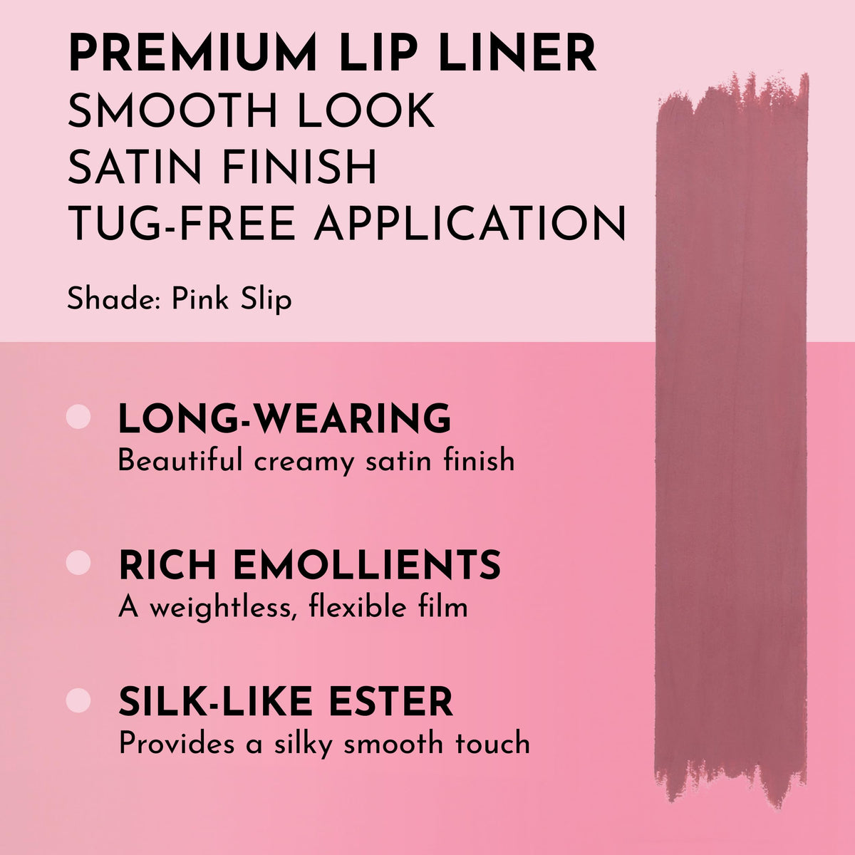 LAWLESS definer liner tip close-up demonstrating precise point and creamy glide