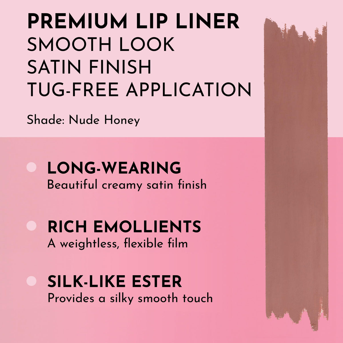 LAWLESS liner tip close-up revealing creamy smooth point for precise lines