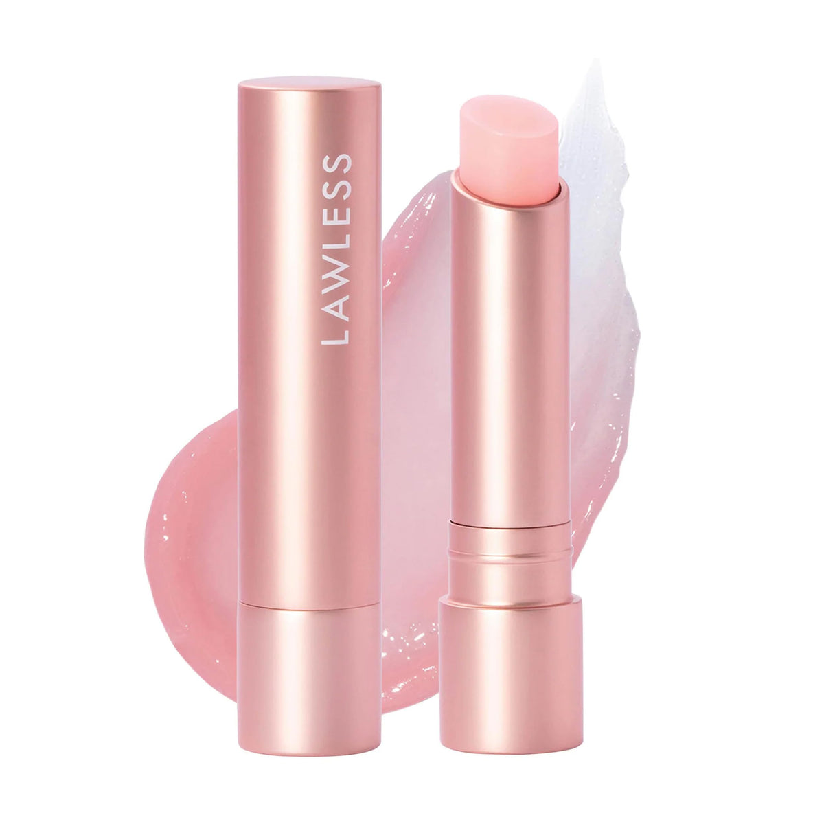 LAWLESS front packaging of Forget the Filler tinted balm showing size and label, convenient for travel