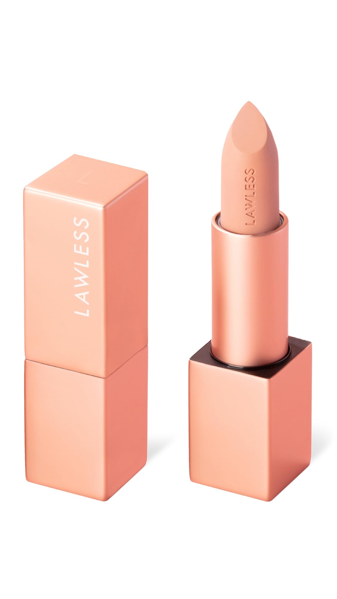 Lawless front packaging showing platinum shade and satin finish benefit