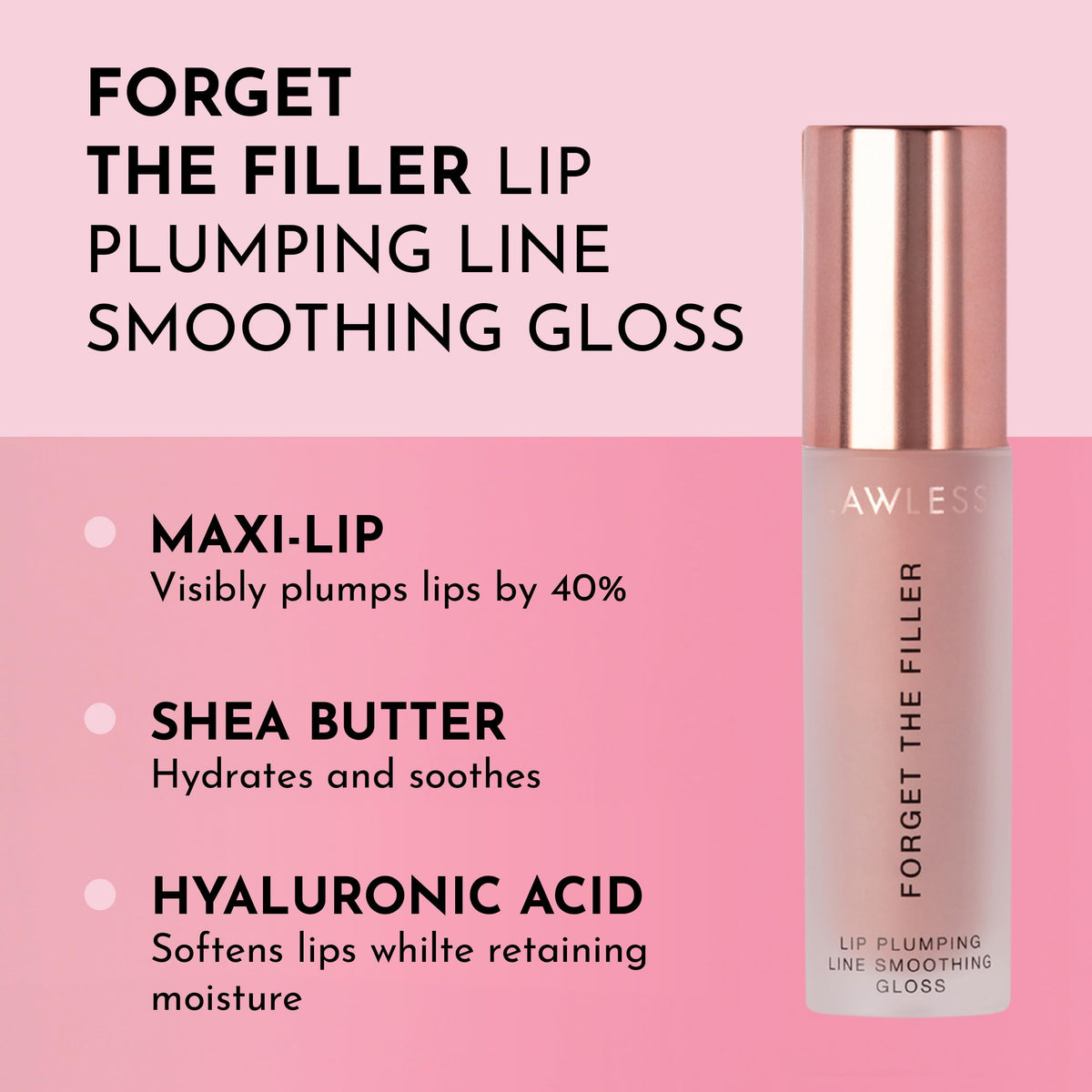 LAWLESS applicator close-up highlighting plush tip for smooth, precise application