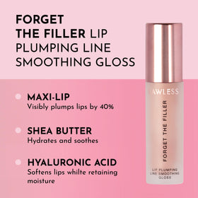 Lawless gloss applicator close-up demonstrating plush wand for even, comfortable application