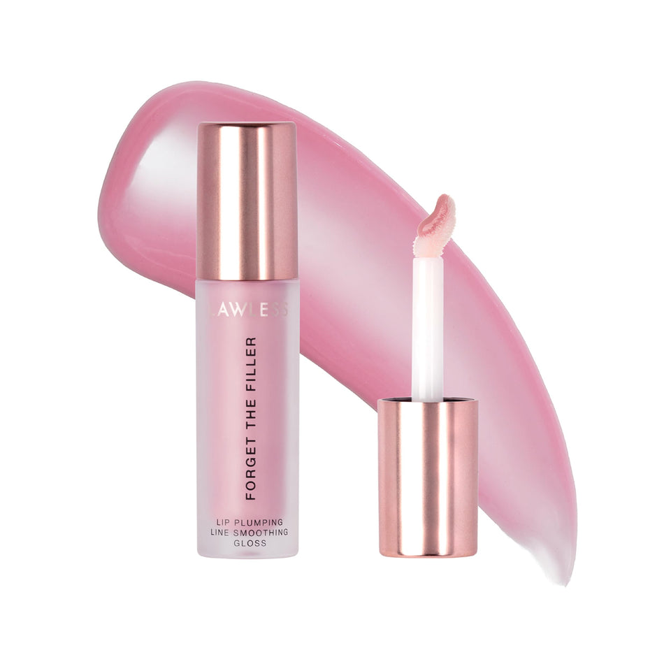 LAWLESS front packaging showing Lavender Sorbet gloss and benefits
