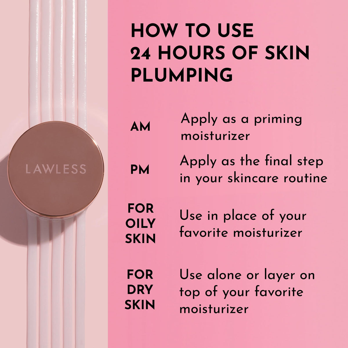 Lawless jar in a makeup bag lifestyle scene showing on-the-go priming benefit