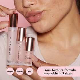 LAWLESS mini gloss tucked into a purse illustrating on-the-go convenience and instant-refresh benefit