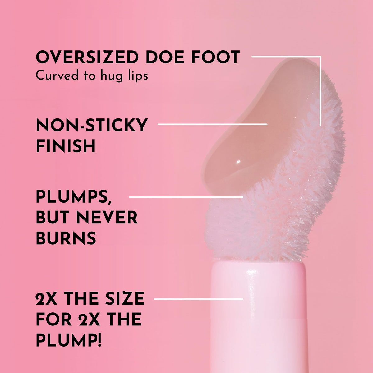 Lawless Queen texture swipe of gloss showing creamy shine and hydrating finish