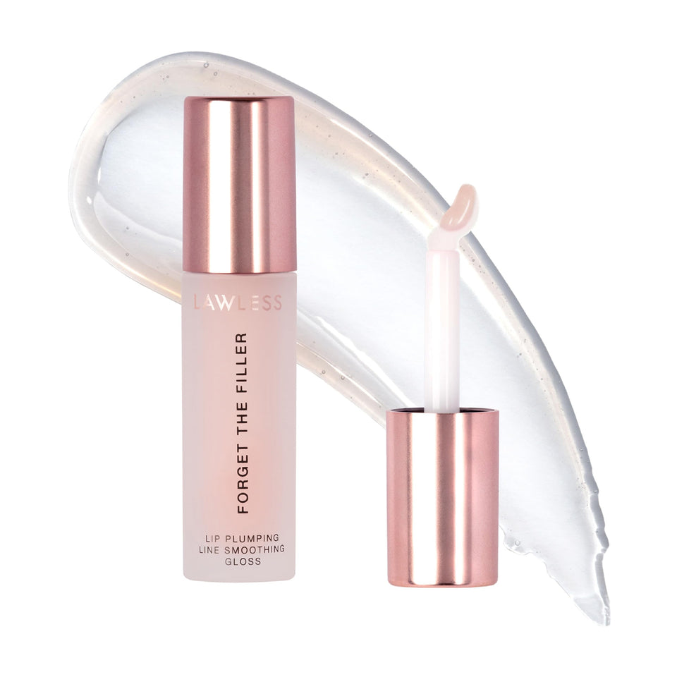 LAWLESS front packaging showing rosy outlook gloss and shine benefits