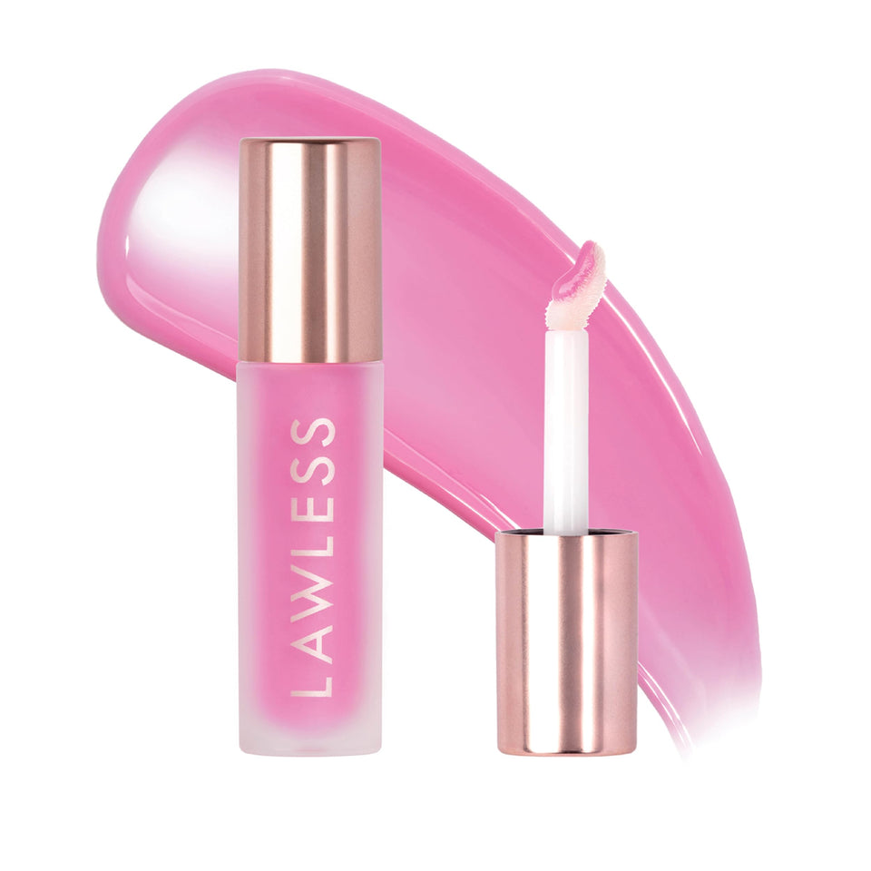 Lawless front packaging showing gloss tube and shade name for easy selection
