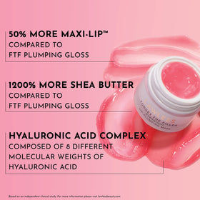Lawless Sweet Daisy applied on lips demonstrating plumping and overnight treatment