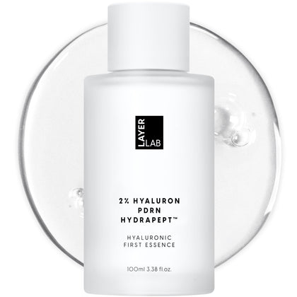 LAYERLAB front bottle showing clean packaging and hydration benefits