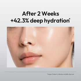 LAYERLAB bottle held in hand to show 50ml size and travel-friendly benefit
