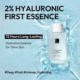 LAYERLAB pump dispensing watery texture for quick, lightweight hydration
