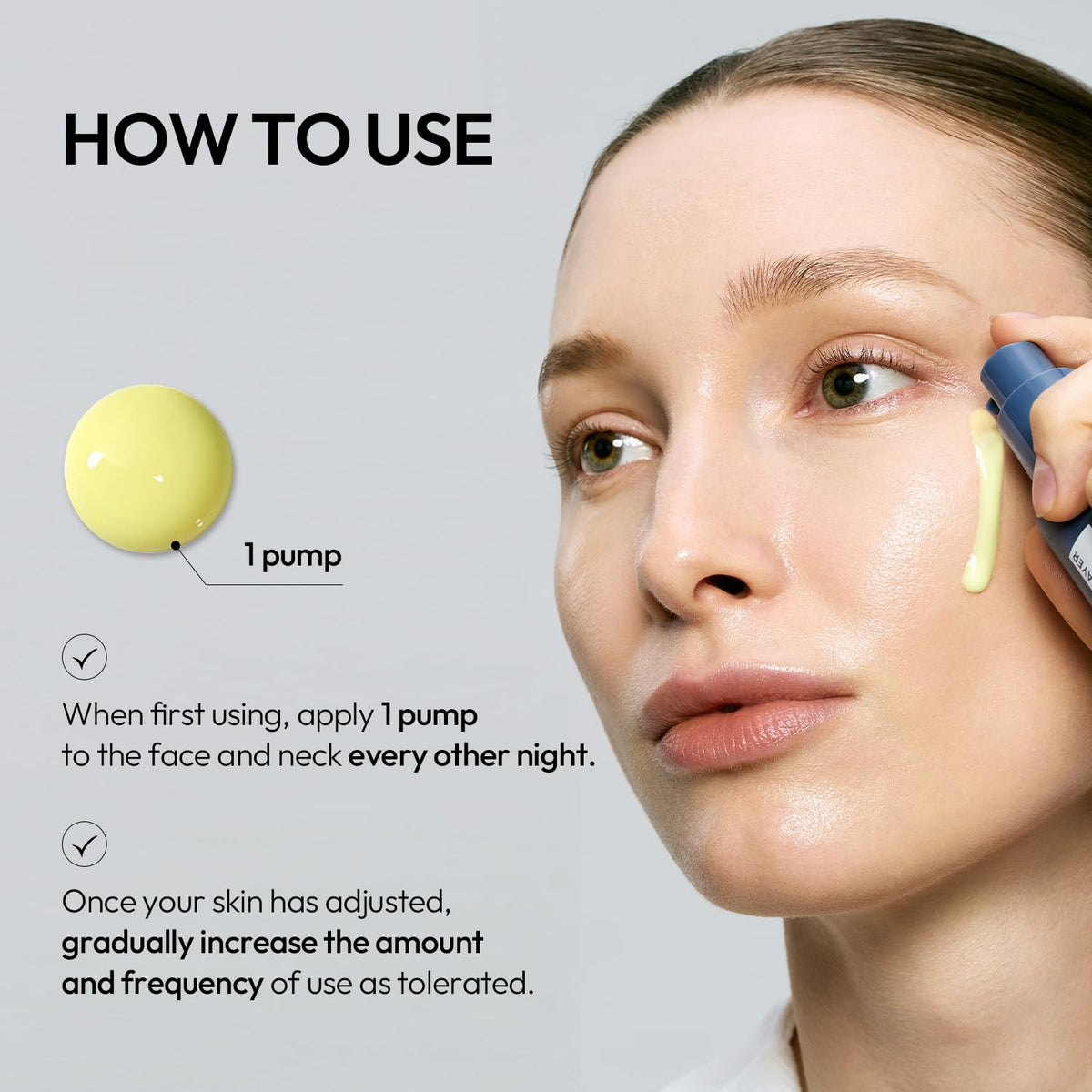 LAYERLAB serum beside sunscreen emphasizing daytime protection pairing benefit