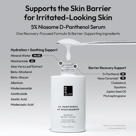 LAYERLAB serum drop close-up showing smooth texture and quick absorption benefit