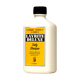 Layrite Daily Shampoo lather on hands demonstrating rich foam and easy residue removal