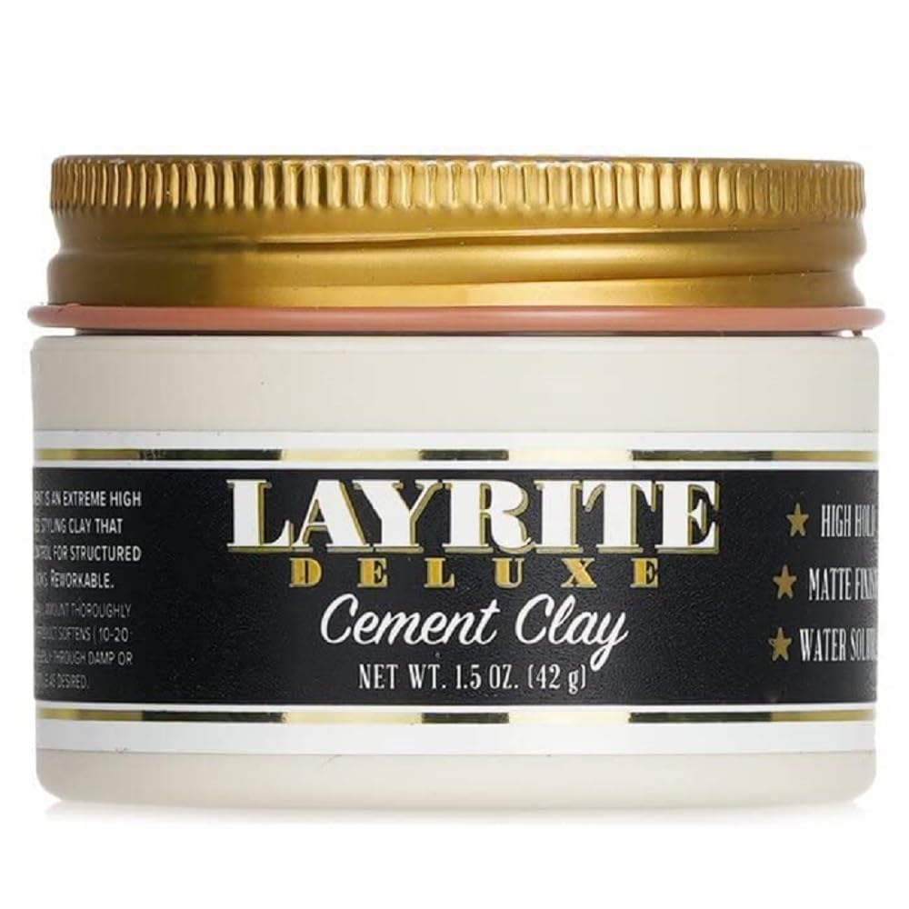 Layrite deluxe cement front jar showing label and compact size for travel
