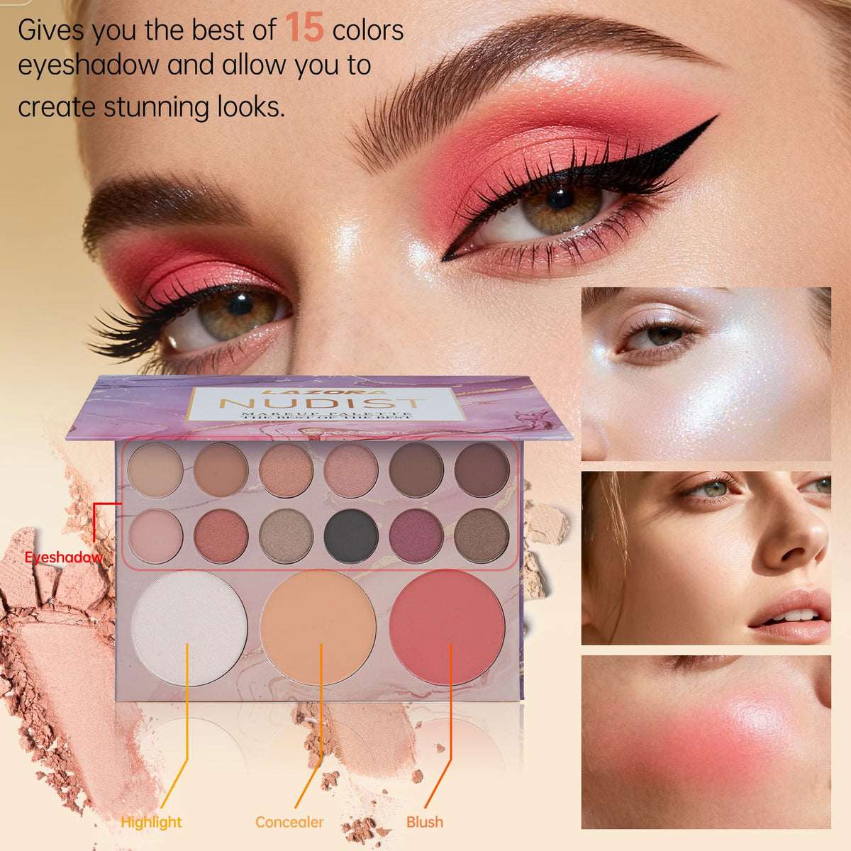 LAZORA brush set arranged demonstrating tools for precise application