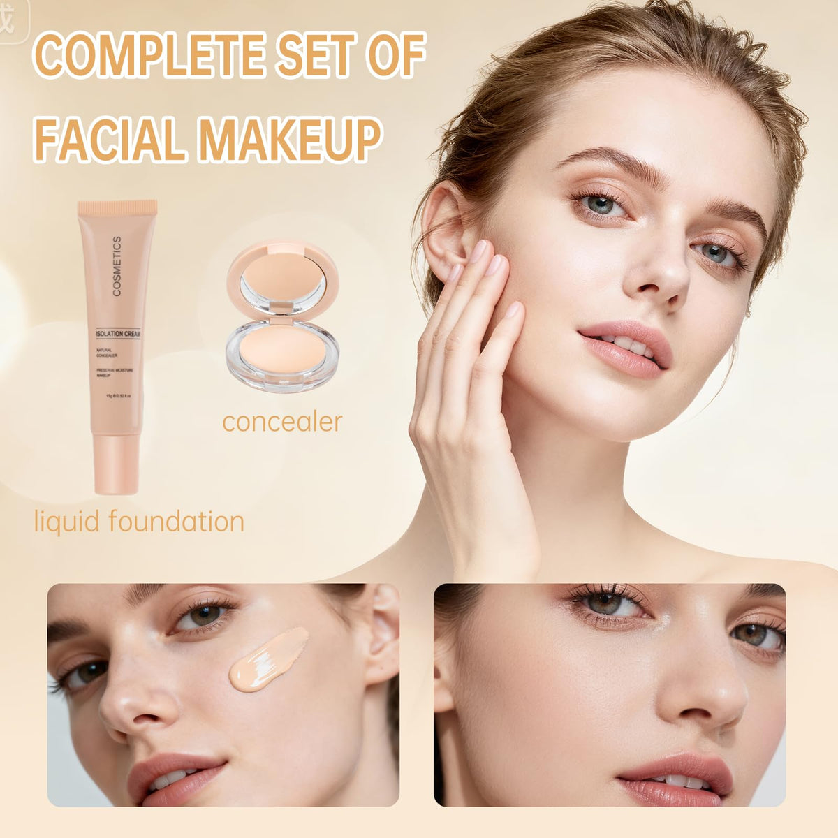 LAZORA cleansing brush in hand showing gentle skin prep benefit