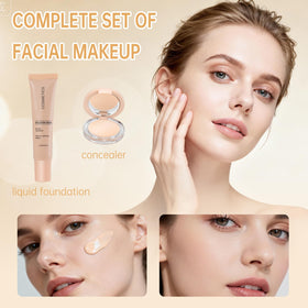 LAZORA cleansing brush in hand showing gentle skin prep benefit