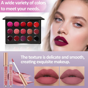 LAZORA eyeshadow color range close-up for blending versatility benefit