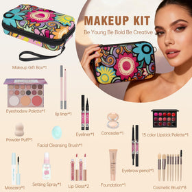 LAZORA open palette overhead showing diverse shades for creative looks