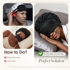 LC-dolida sleep mask detail showing soft eye cover that blocks light and soothes eyelids