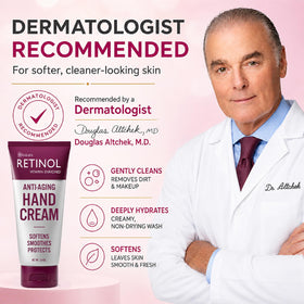 SKINCARE LdeL COSMETICS RETINOL tube in a purse demonstrating portable hand care